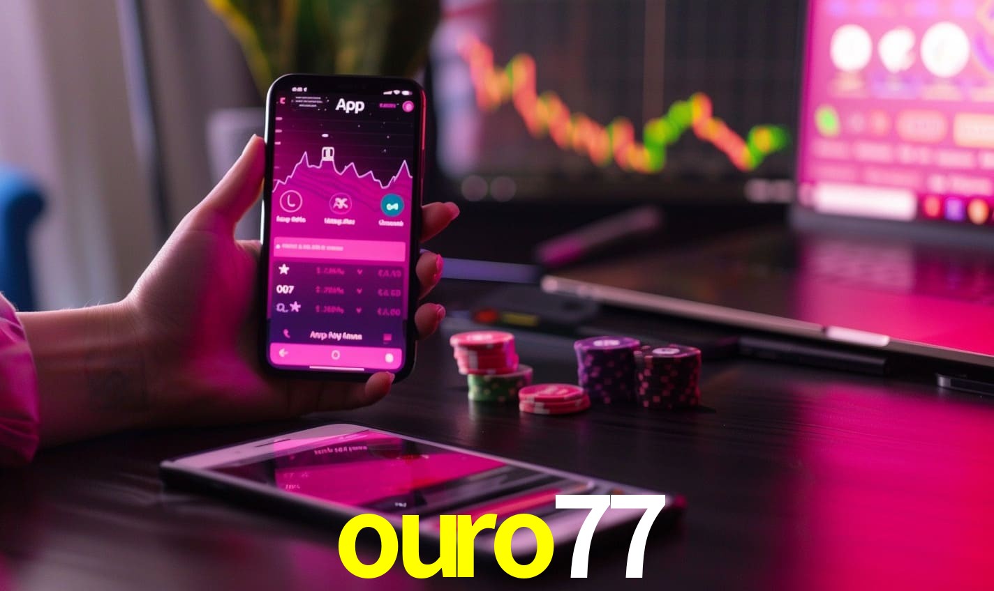 Comparação APP mobile vs versão web da ouro77